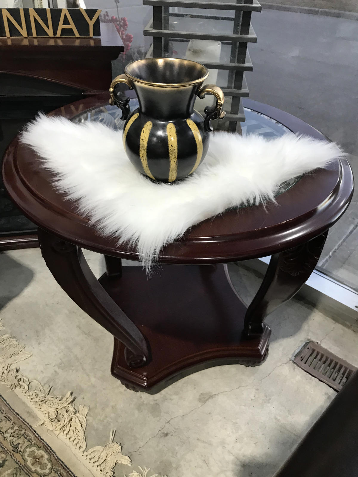Matching Glass Top End Tables (2) & Coffee Table