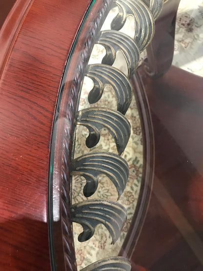 Matching Glass Top End Tables (2) & Coffee Table
