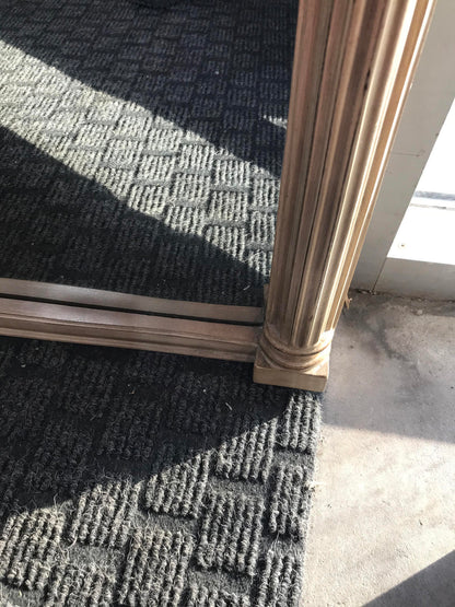 Carved Wood Mirror - (40”W x 58”H x 3”D)