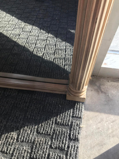 Carved Wood Mirror - (40”W x 58”H x 3”D)