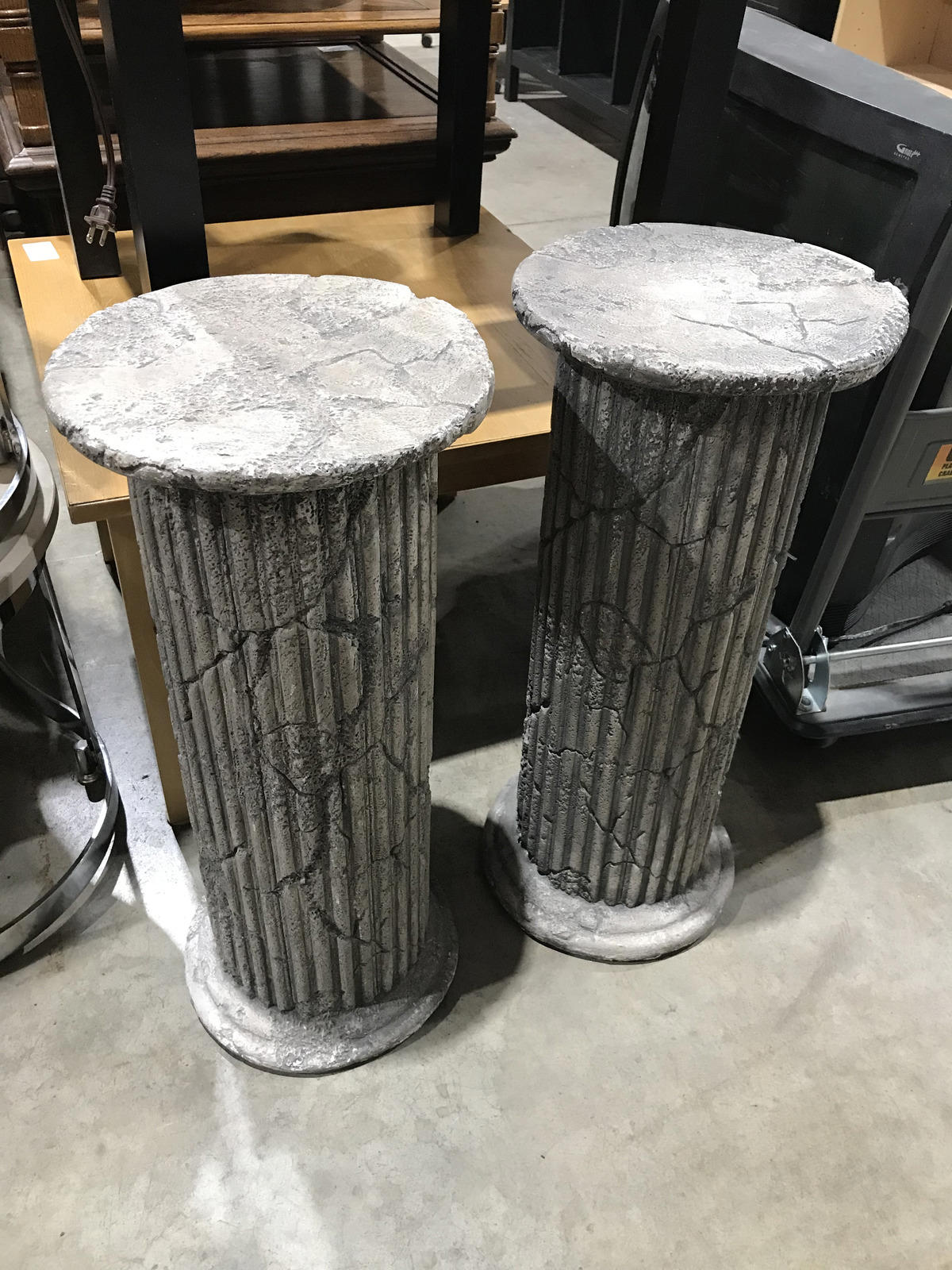 Twin Column Pedestals - Pair