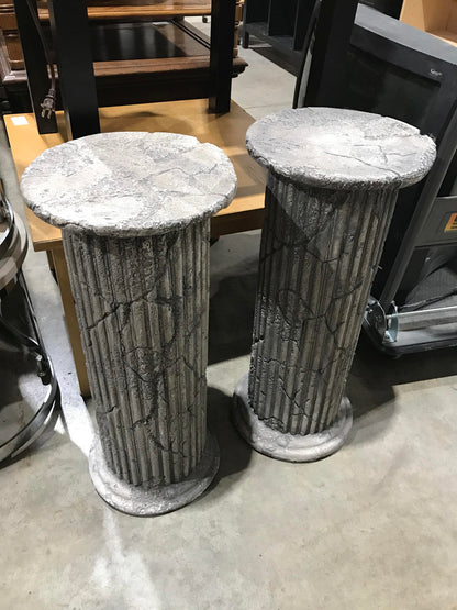 Twin Column Pedestals - Pair