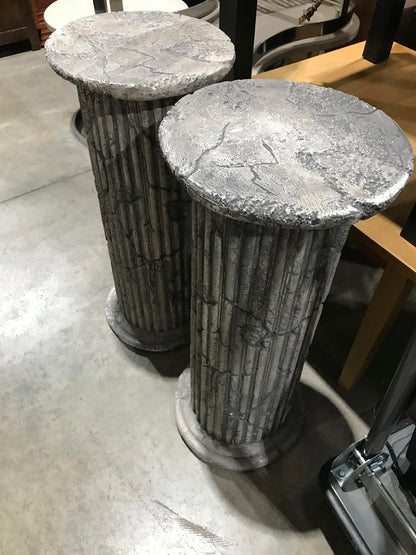 Twin Column Pedestals - Pair