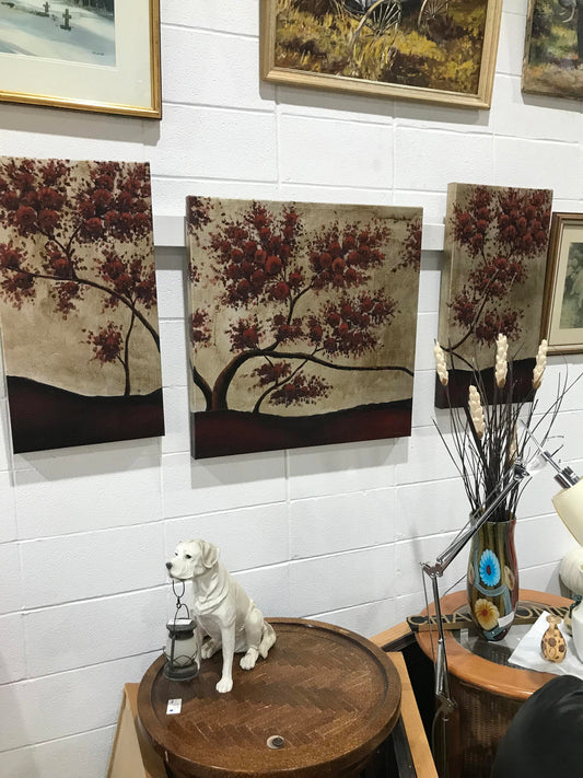 3 Piece Tree Canvas Art
