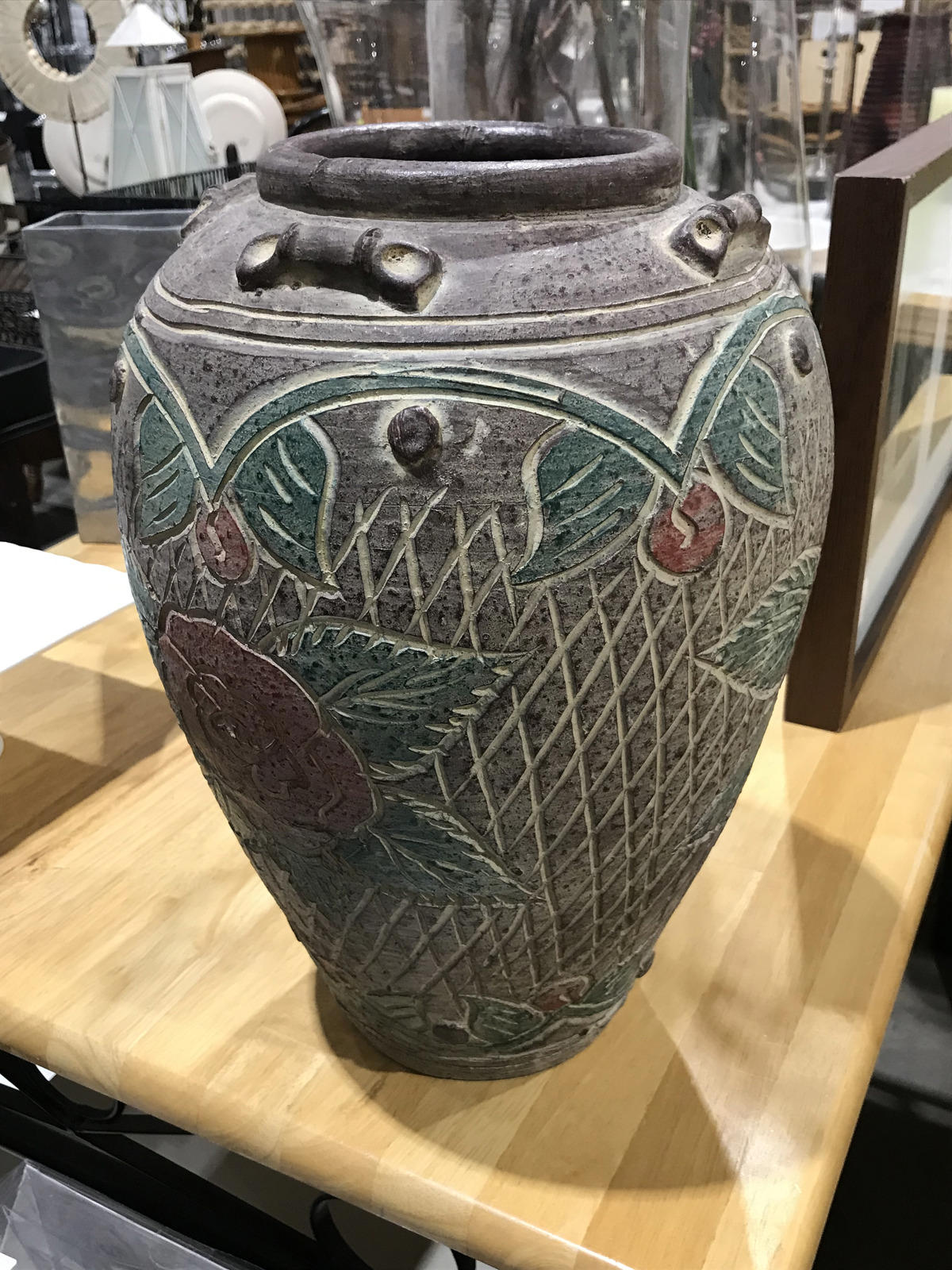Painted Pottery Vase