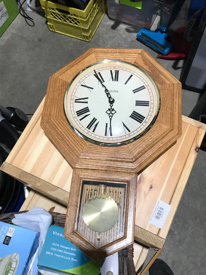 Bulova Wall Clock with Pendant
