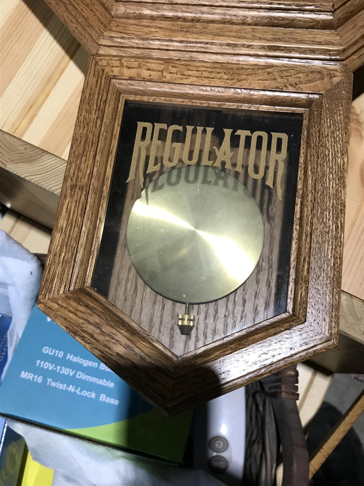 Bulova Wall Clock with Pendant