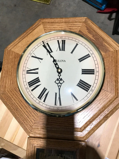 Bulova Wall Clock with Pendant