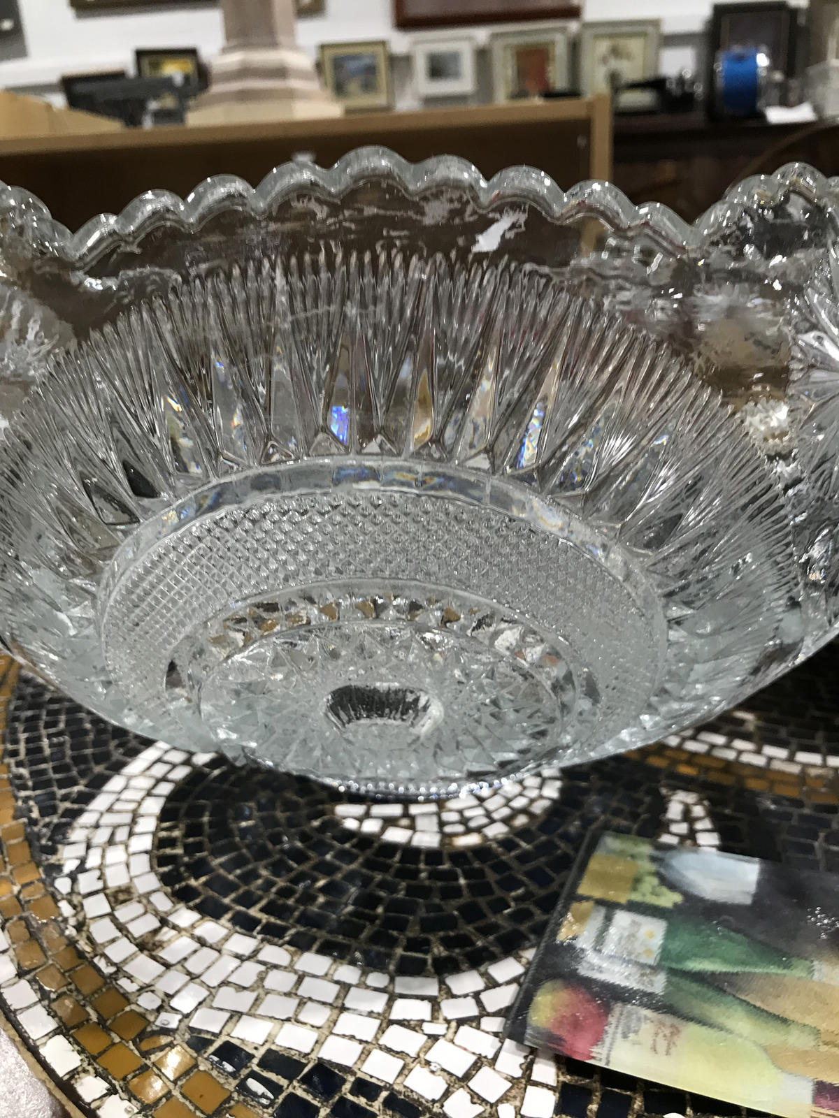 Extra Large Crystal Bowl