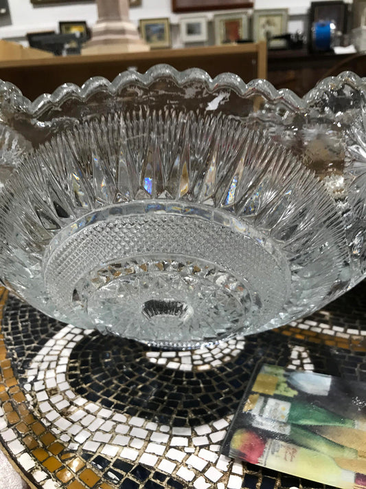 Extra Large Crystal Bowl