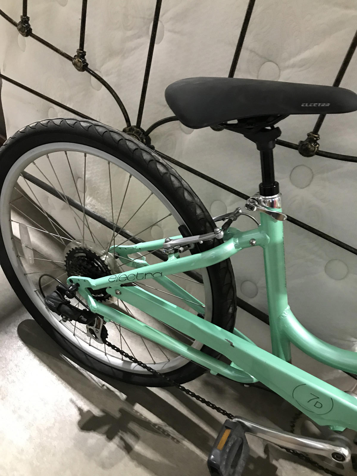 Seafoam Electra Townie Bike
