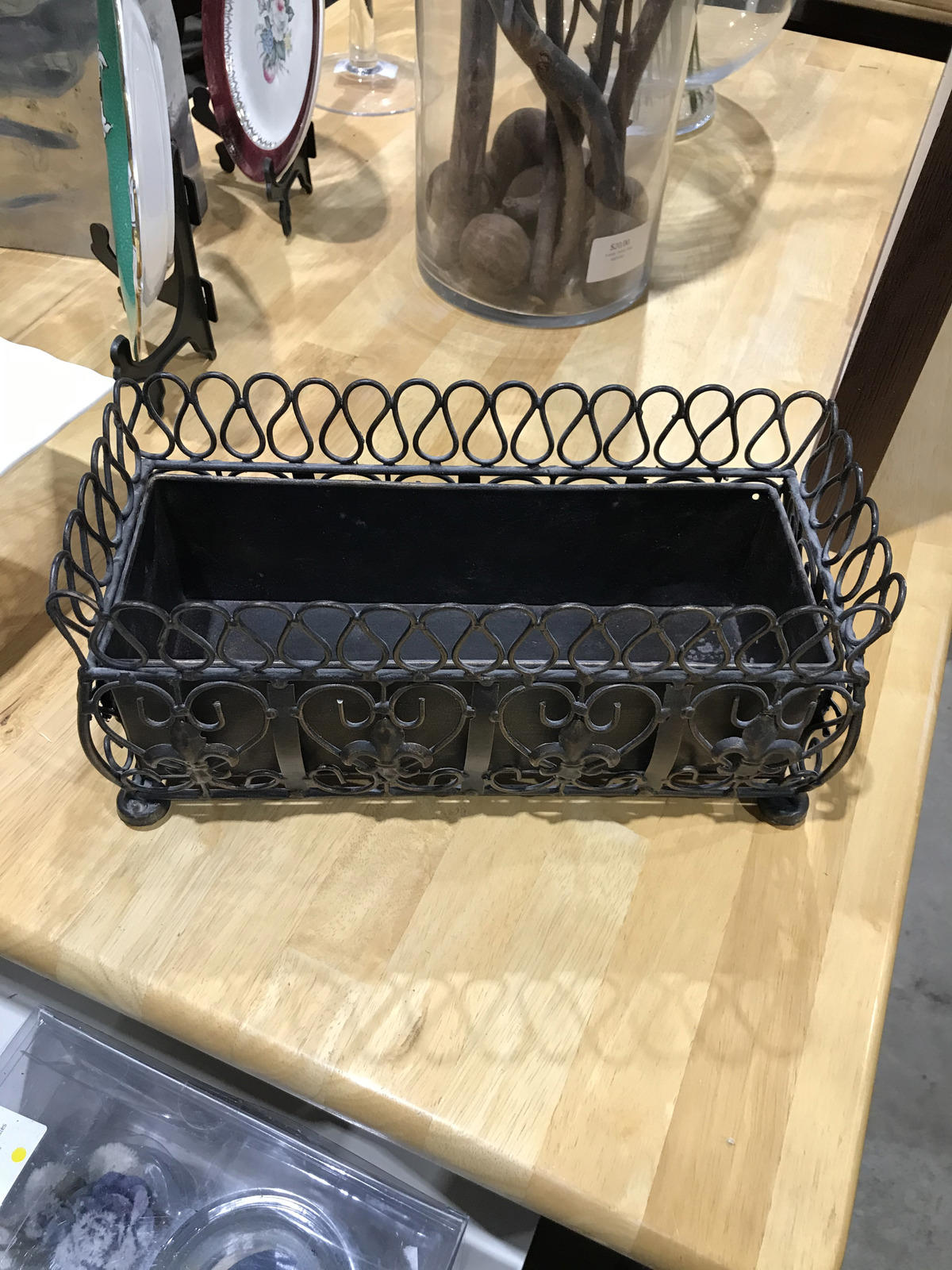 Metal Ornate Planter