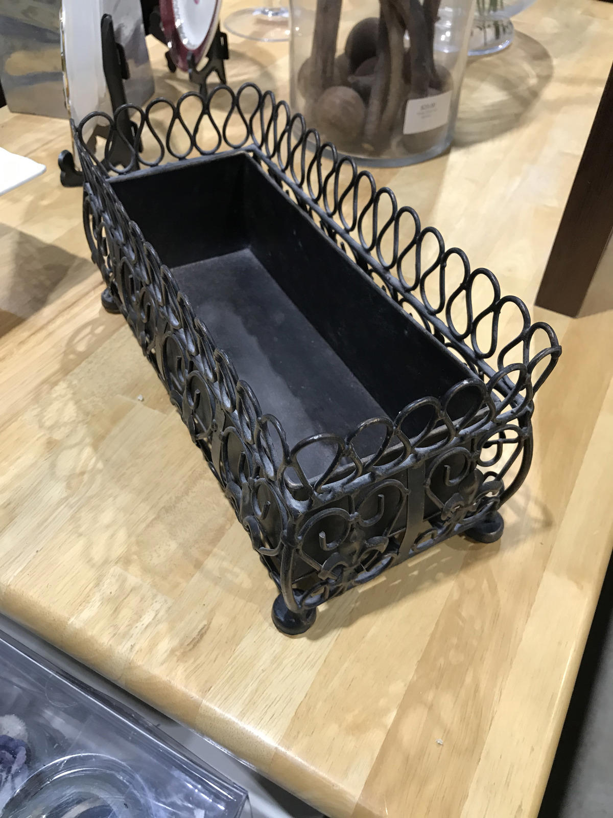 Metal Ornate Planter
