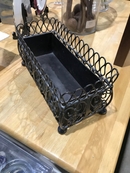 Metal Ornate Planter