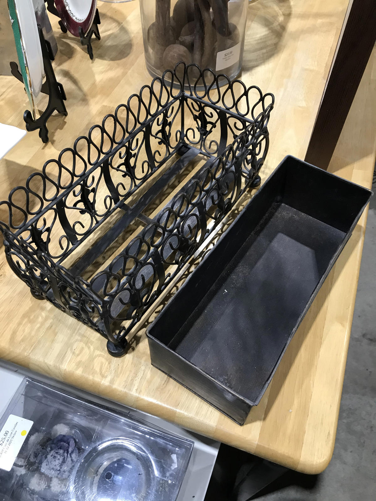 Metal Ornate Planter