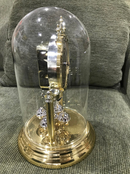 Haller Glass Dome Gold Table Clock
