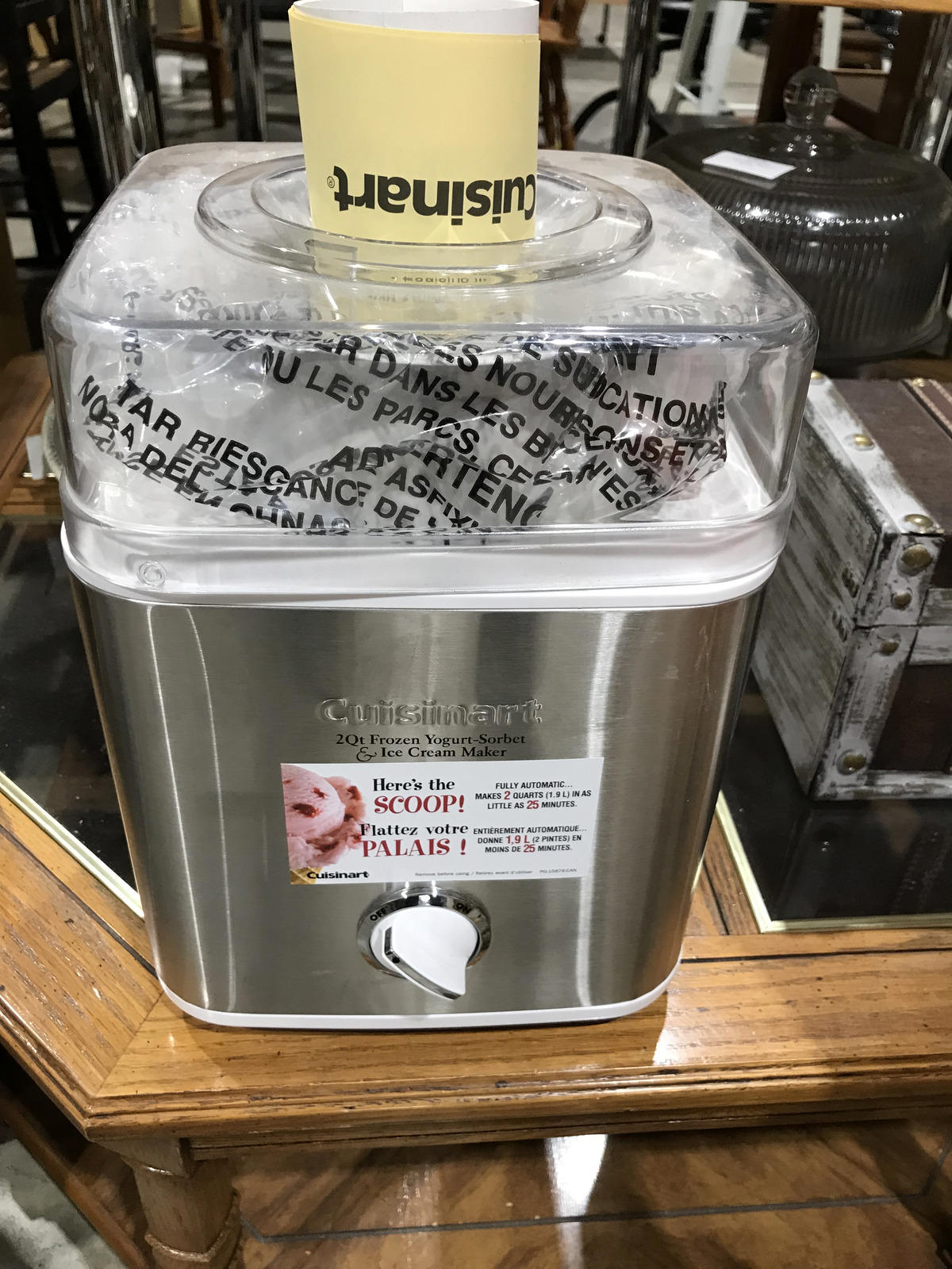 New Cuisinart Ice Cream Maker