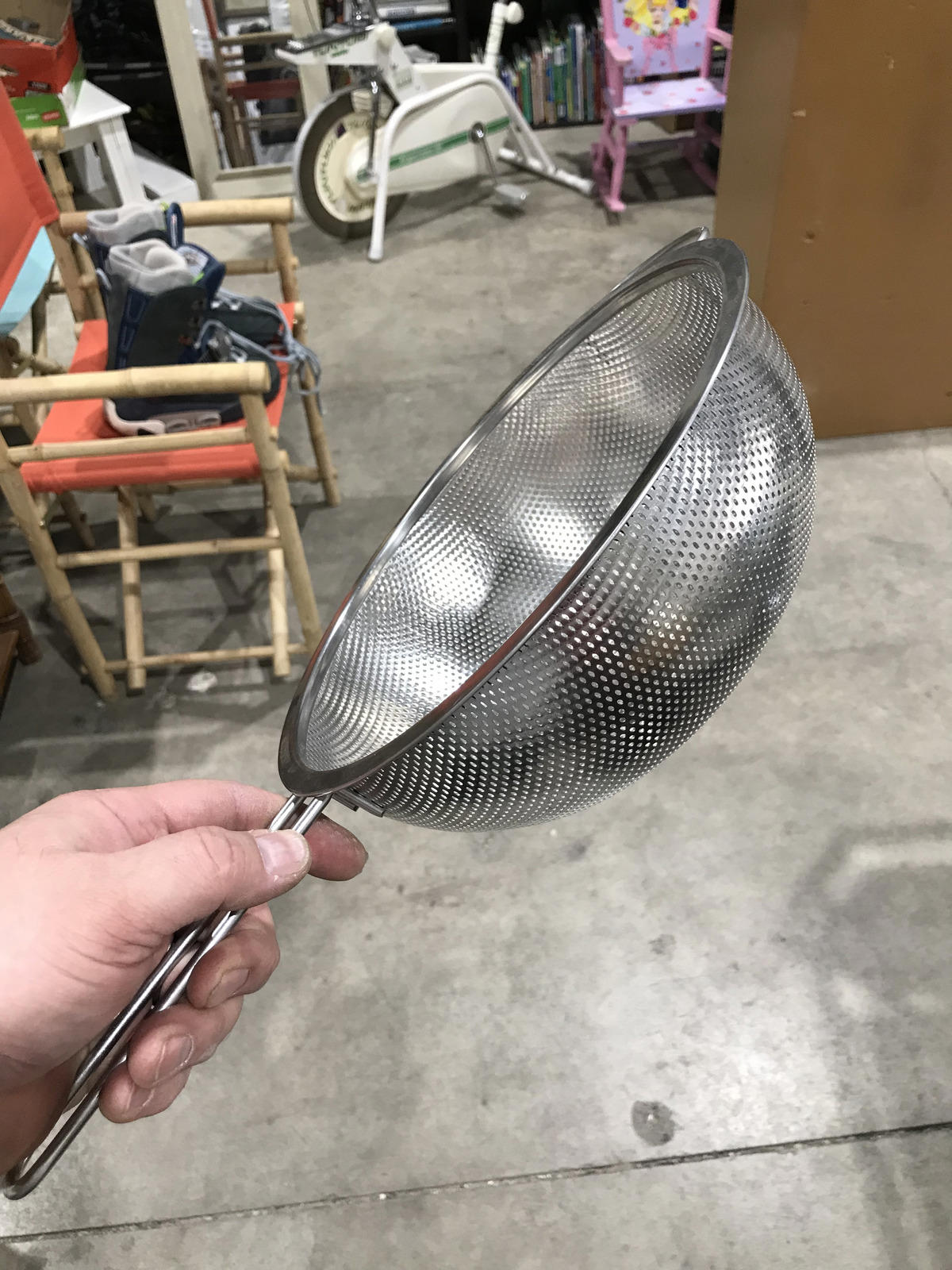 Stainless Steel Colander (10"D x 4"H)