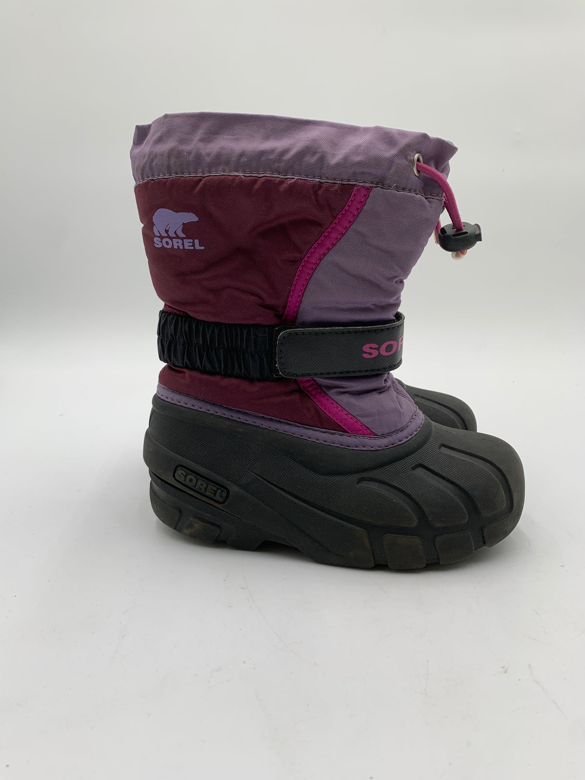 Sorel Kids’ Purple Winter Snow Boots, US 11 / EU 28 Waterproof