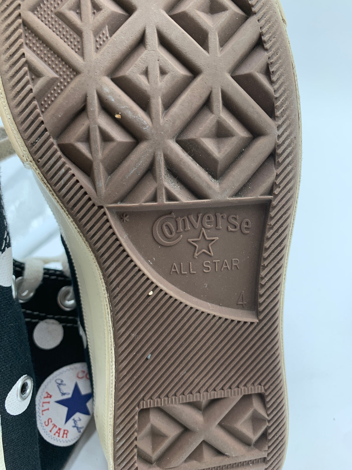 Converse Comme des Garçons PLAY Polka Dot High-Top Sneakers