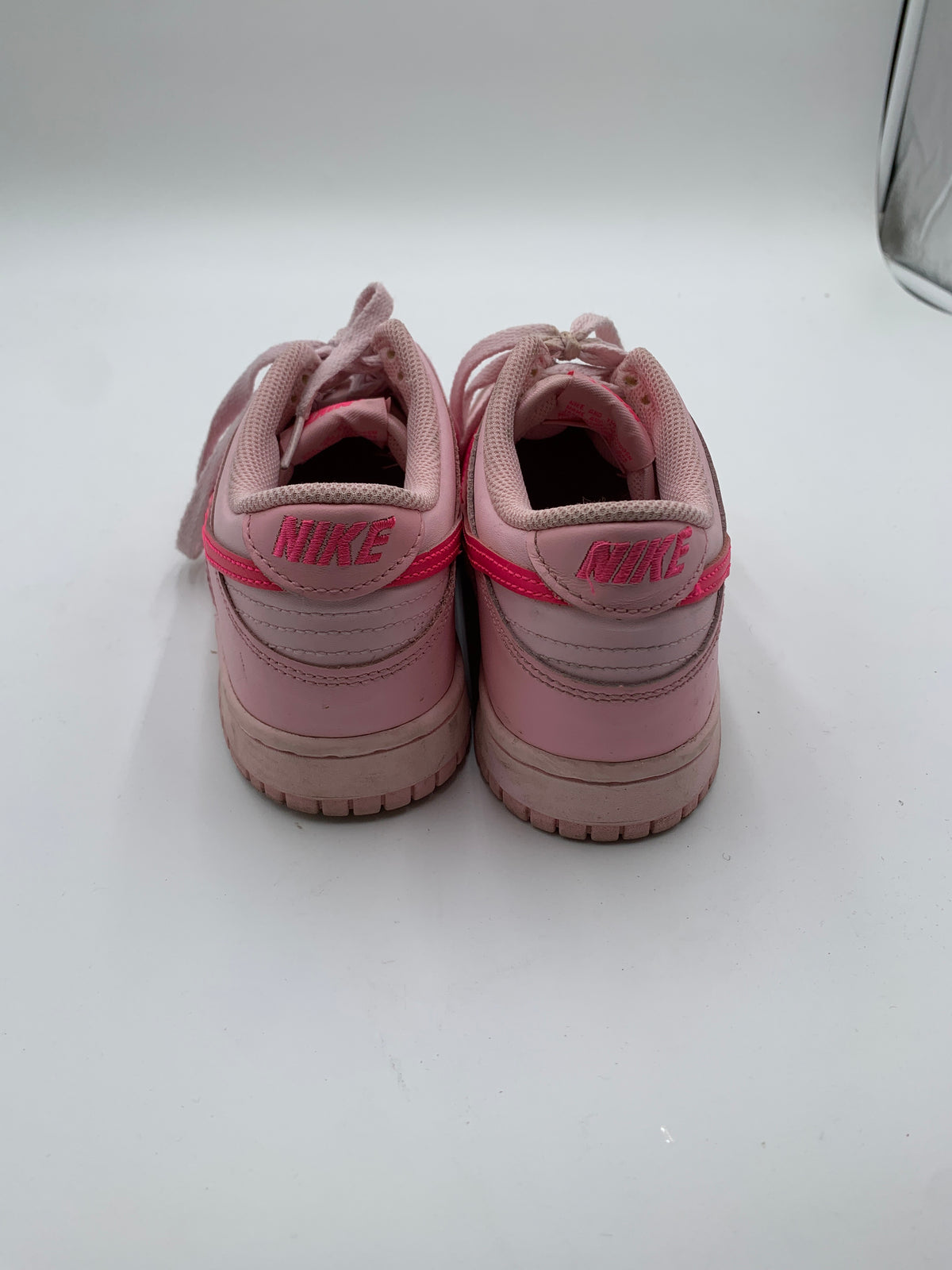 NIKE Dunk Low Triple Pink / Prism Pink Lace-Up Sneakers