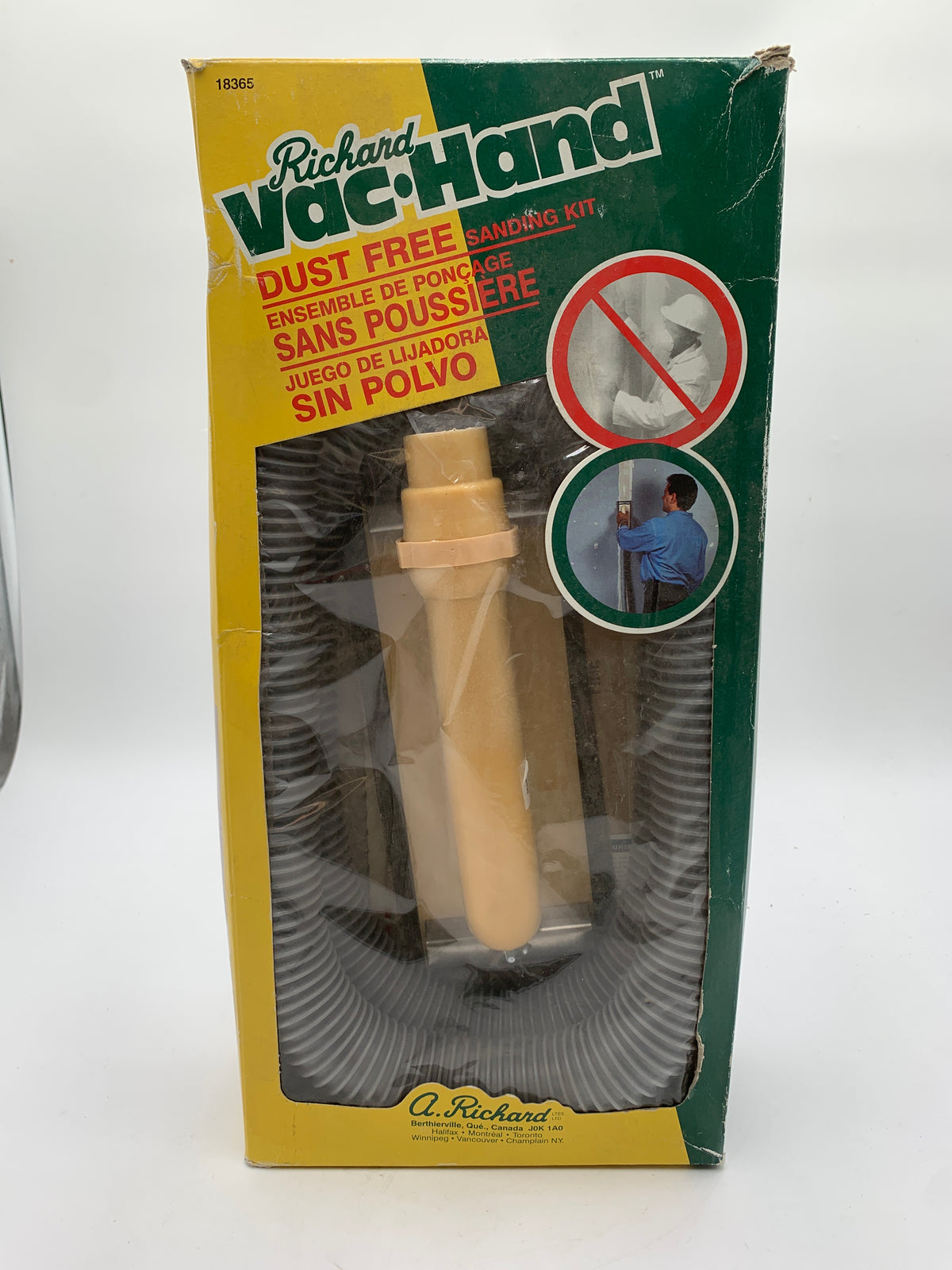 Richard Vac-Hand 18365 Dust-Free Drywall Sanding Kit with Vacuum Attachment