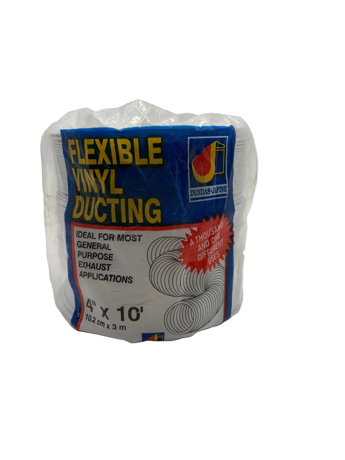 Dundas Jafine 4-Inch x 10-Ft Flexible Vinyl Vent Duct – HVAC Ducting