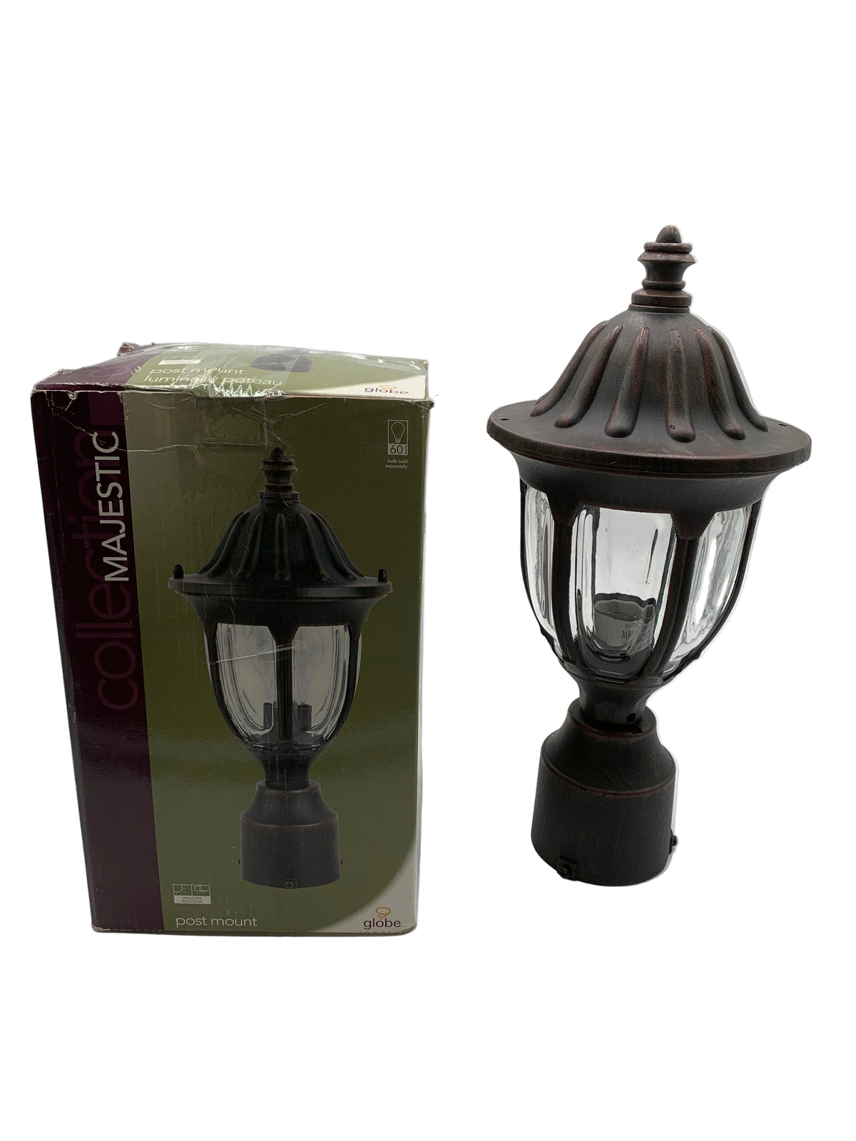 Globe Majestic 40775 Antique Bronze Outdoor Post Light – Garden & Driveway Lighting
