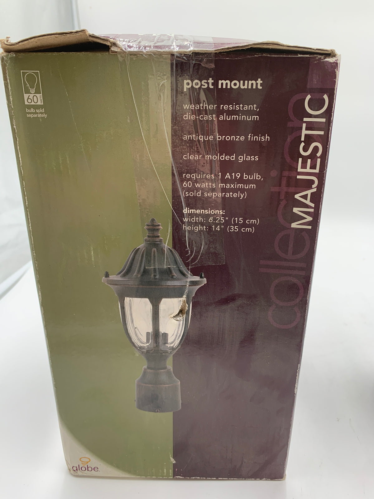 Globe Majestic 40775 Antique Bronze Outdoor Post Light – Garden & Driveway Lighting