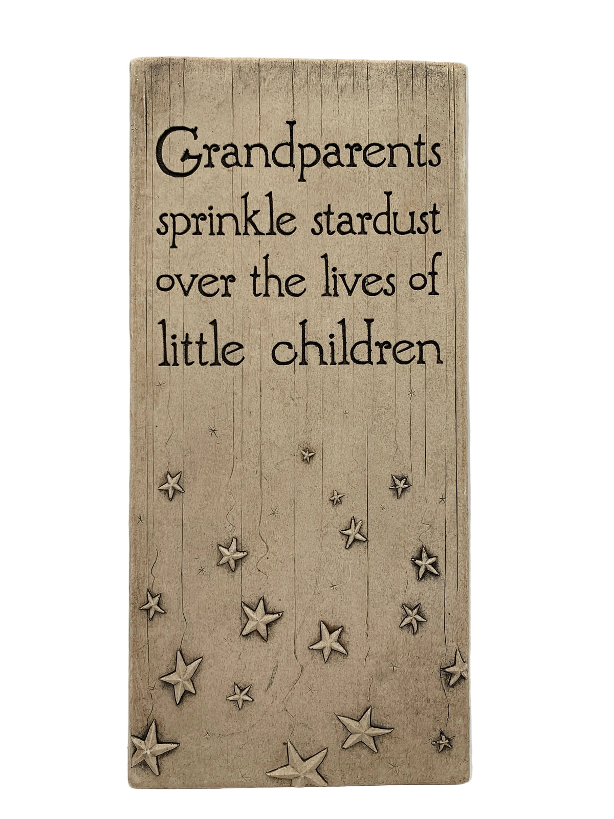 Grandparents Sprinkle Stardust Decorative Quote Plaque