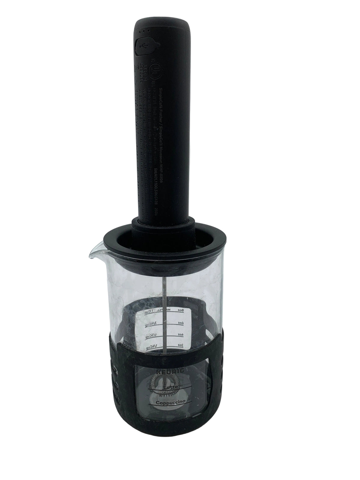 Keurig SimpleCafé USB Rechargeable Milk Frother with Pitcher