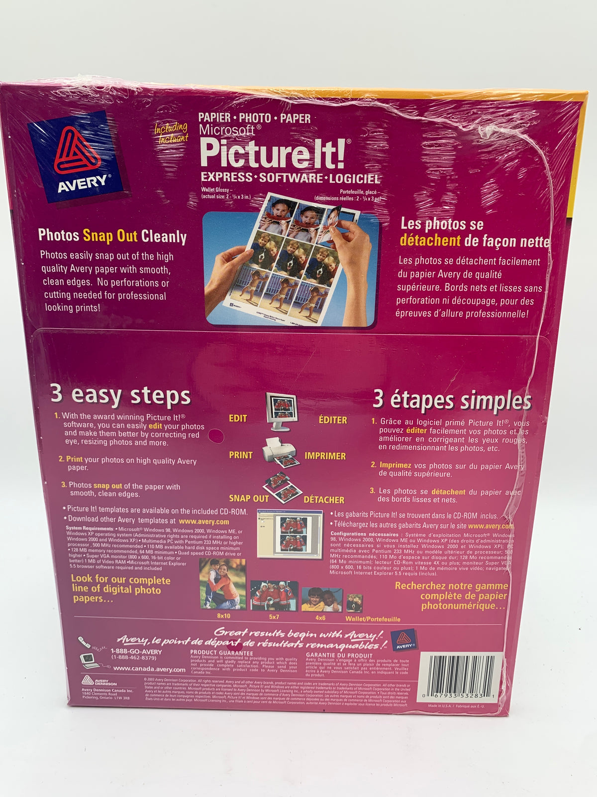 Avery 53283 Wallet Glossy Digital Photo Paper - 12 Sheets