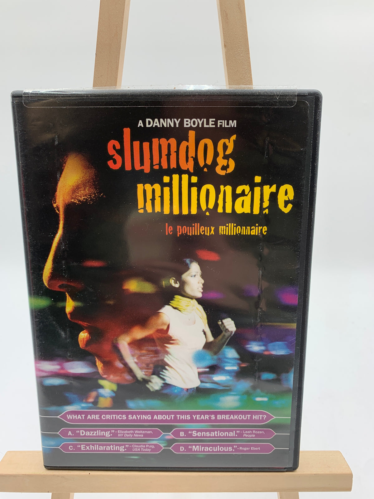 Slumdog Millionaire (2008) DVD – Danny Boyle Film, Dev Patel, Widescreen Drama