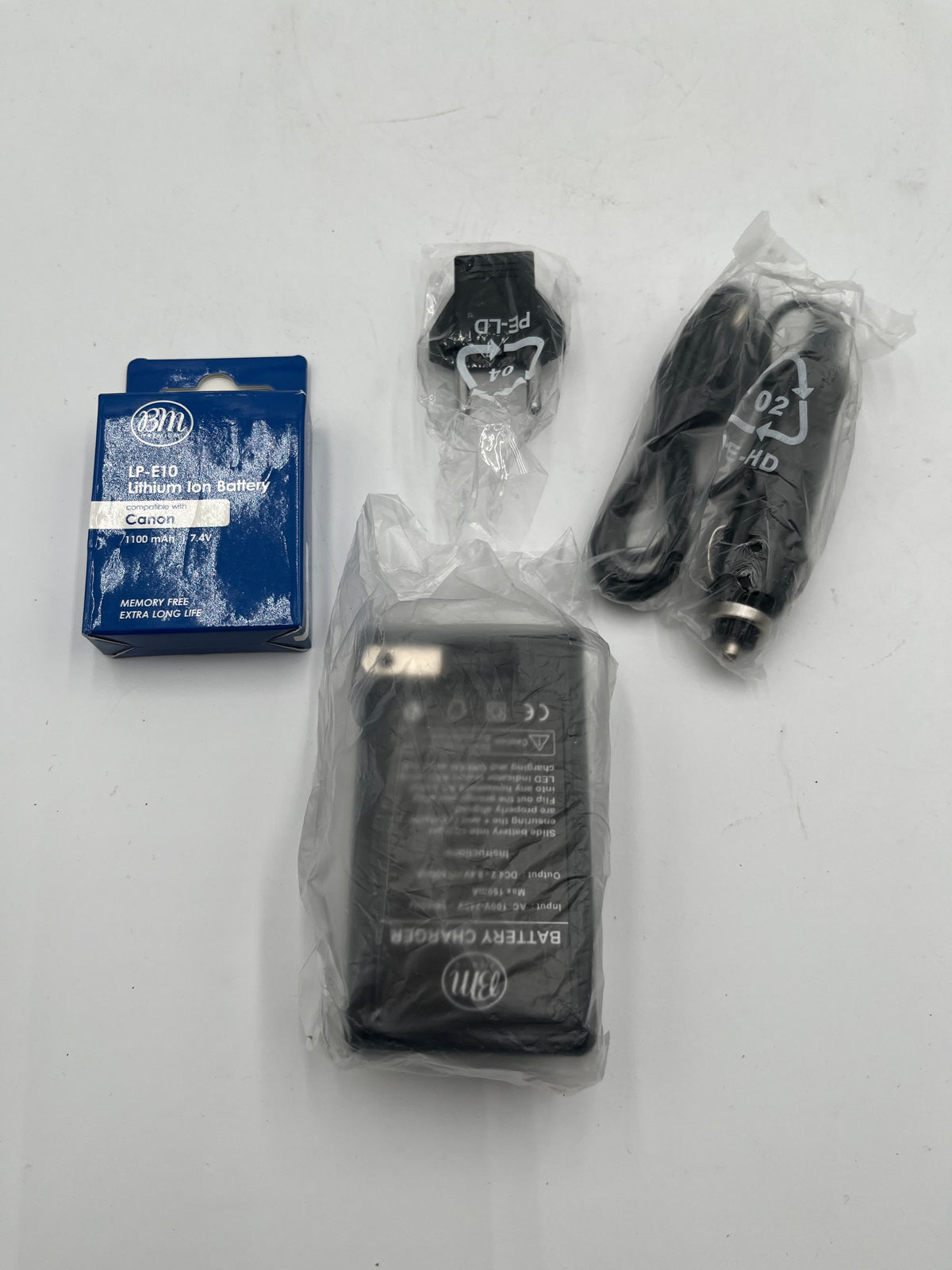 BM Premium BM-70 LP-E10 Battery & AC/DC Charger Kit for Canon EOS Rebel T3 T5 T6