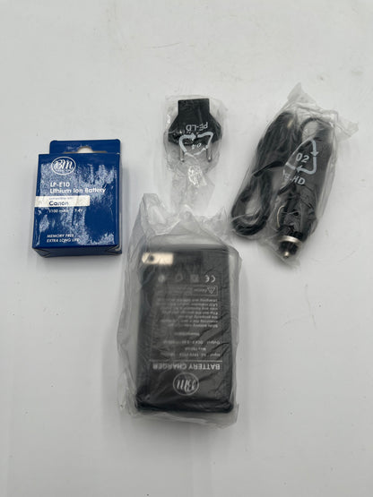BM Premium BM-70 LP-E10 Battery & AC/DC Charger Kit for Canon EOS Rebel T3 T5 T6