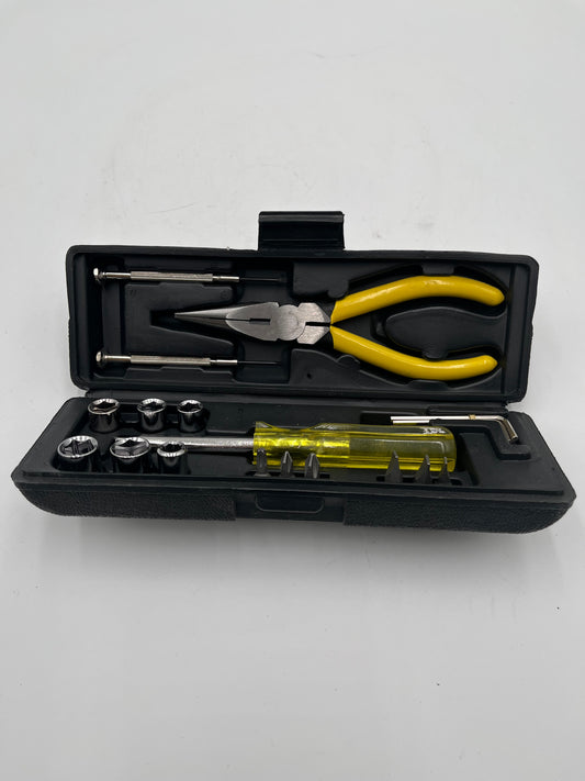 Vintage Omron Multi-Purpose Tool Kit in Black Hard Case