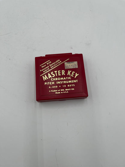 Vintage WM. Kratt Co. Master Key Chromatic Pitch Instrument A-440 13 Keys