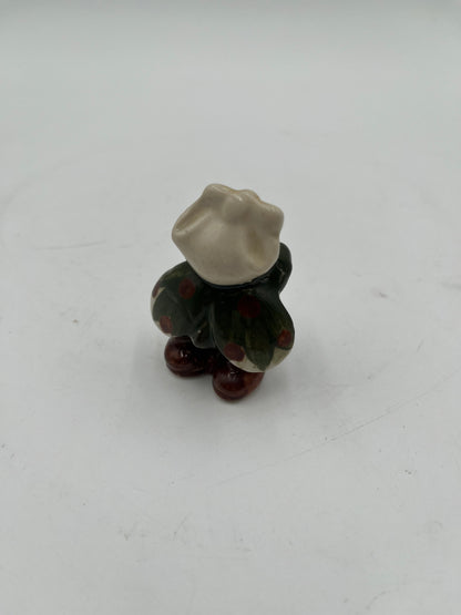 Vintage Mid-Century Ceramic Gnome / Elf Figurine Hand Painted - Made in Japan