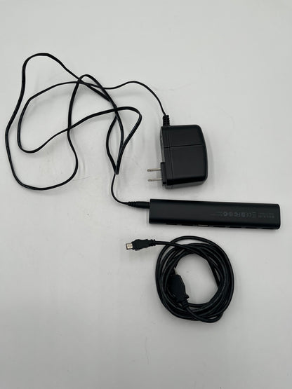 Belkin F4U041 Ultra-Slim 7-Port USB 2.0 Desktop Hub with Power Supply & Cable