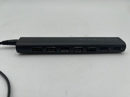 Belkin F4U041 Ultra-Slim 7-Port USB 2.0 Desktop Hub with Power Supply & Cable