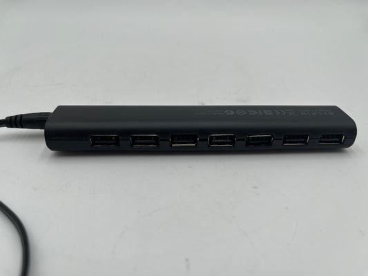 Belkin F4U041 Ultra-Slim 7-Port USB 2.0 Desktop Hub with Power Supply & Cable