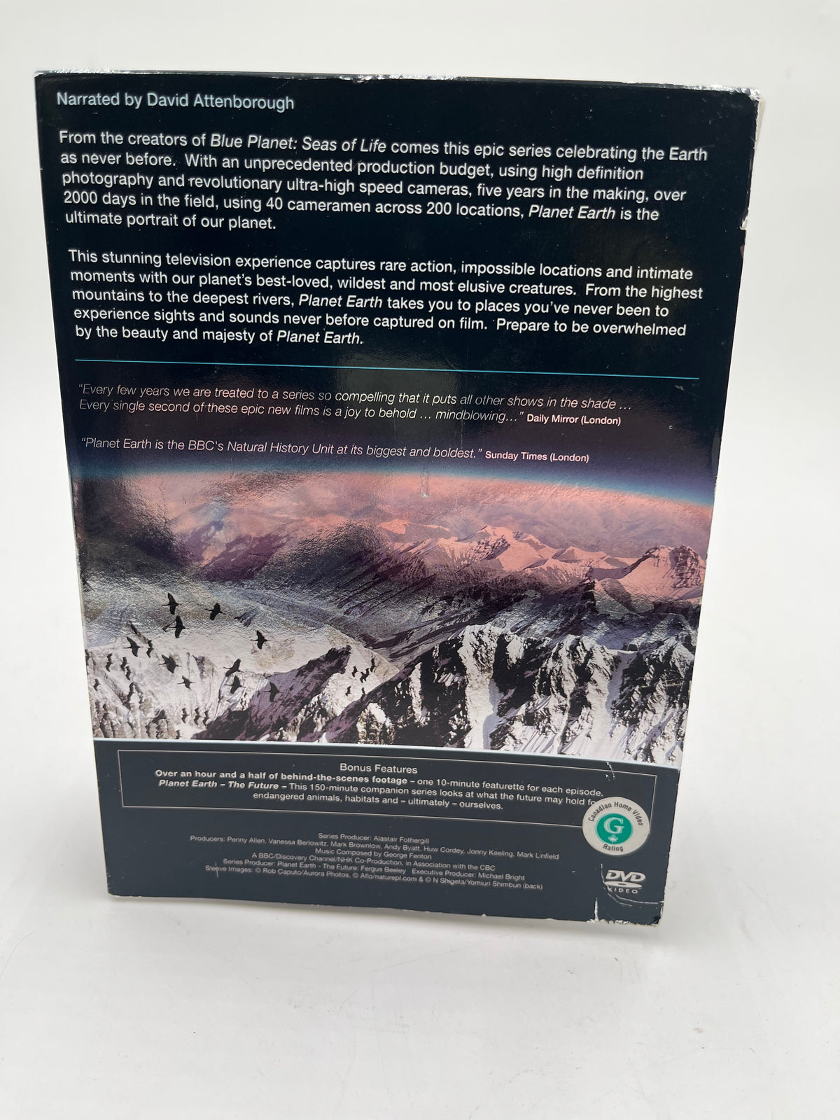 Planet Earth The Complete Series DVD Box Set 5-Disc BBC Video