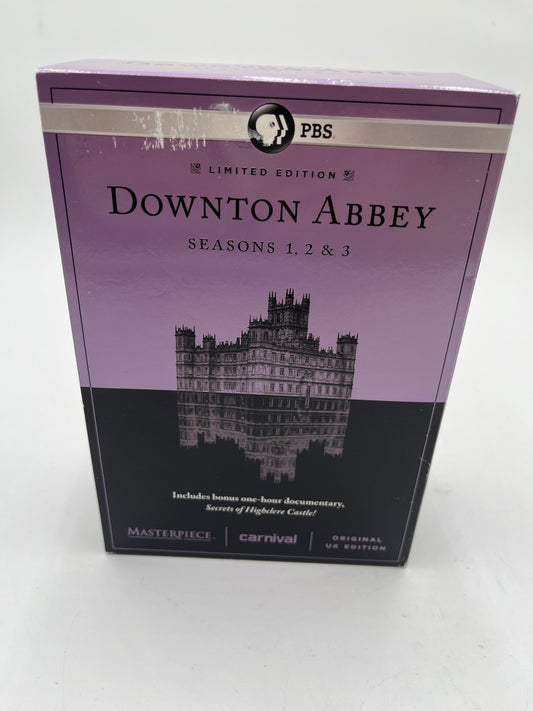 Downton Abbey Seasons 1 2 & 3 Limited Edition DVD Box Set PBS Masterpiece