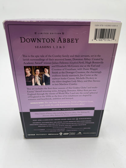 Downton Abbey Seasons 1 2 & 3 Limited Edition DVD Box Set PBS Masterpiece