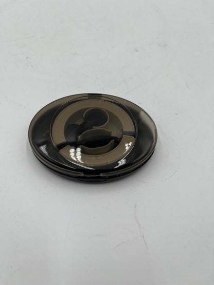 Vintage Retractable In-Ear Earphones Headset with Round Travel Case