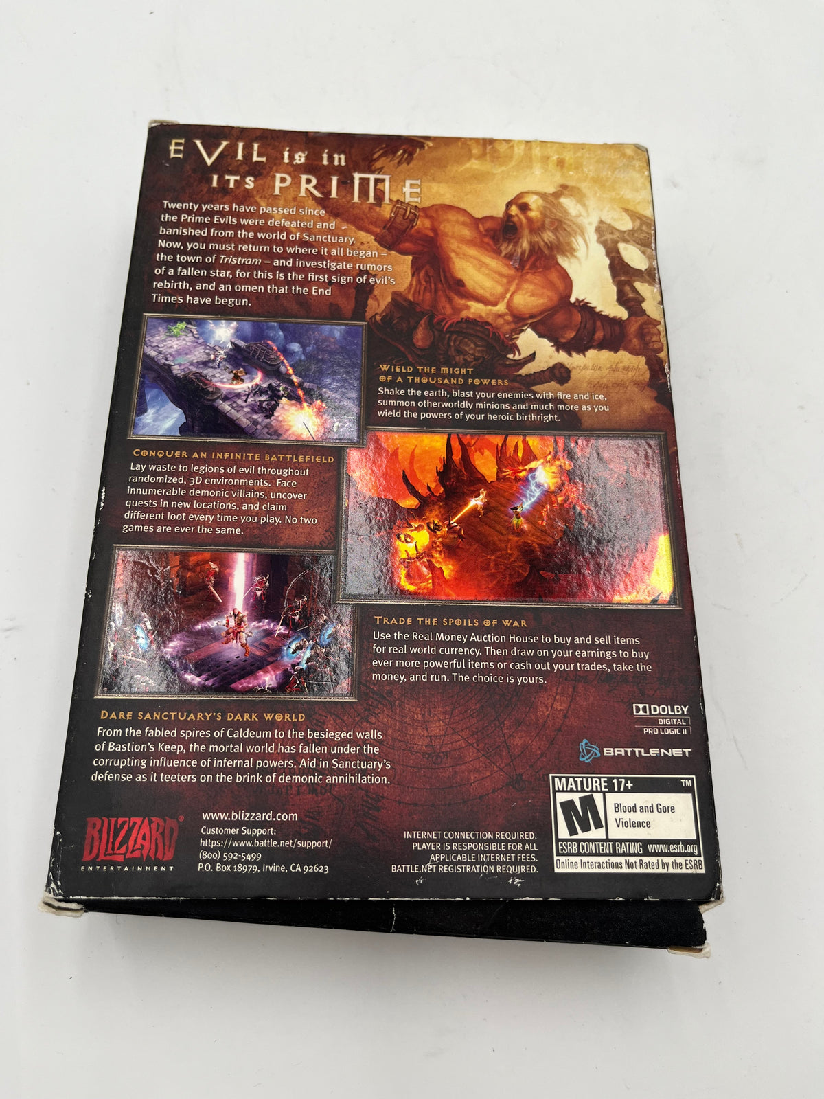 Diablo III PC Game Big Box Edition Blizzard Entertainment Mature ESRB