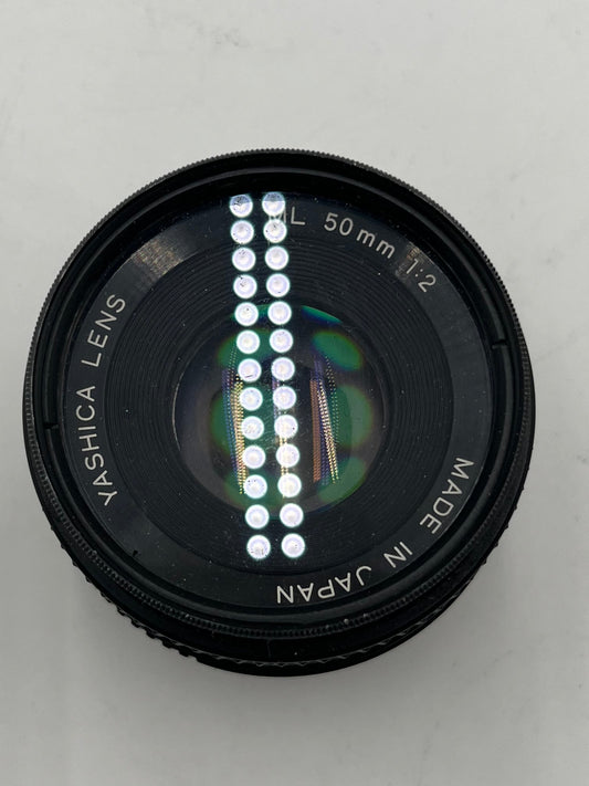 Yashica ML 50mm f/2 Prime Camera Lens Made in Japan Vintage 52mm Filter