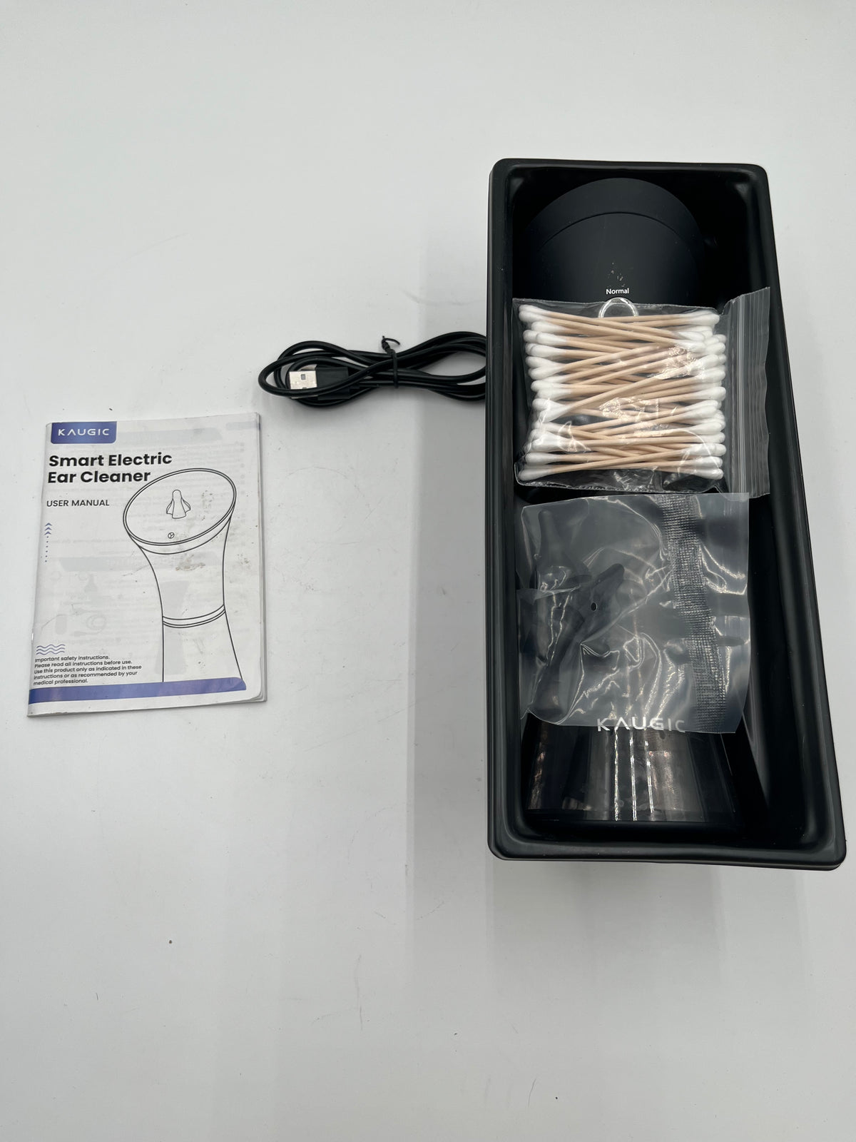 Kaugic Smart Electric Ear Cleaner Irrigation System Water Resilient Boxed
