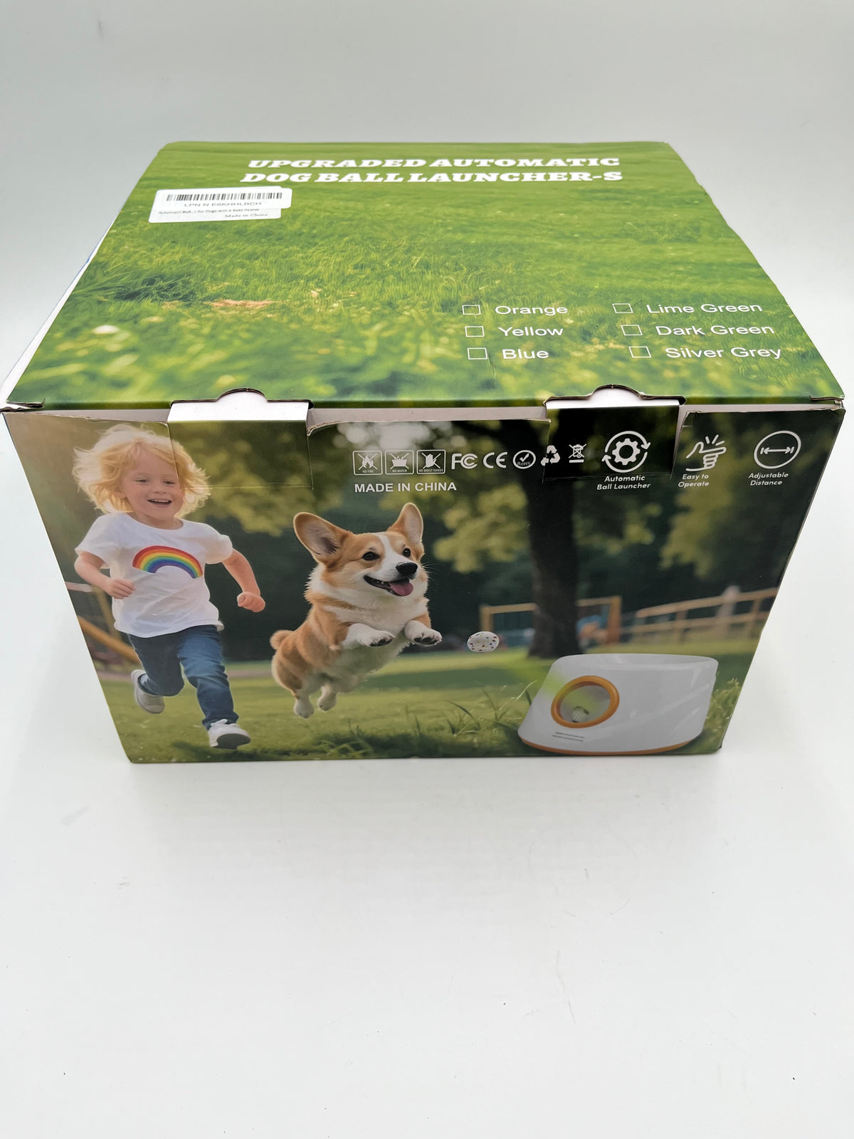 Upgraded Automatic Dog Ball Launcher-S Interactive Pet Toy 6 ETPU Balls USB