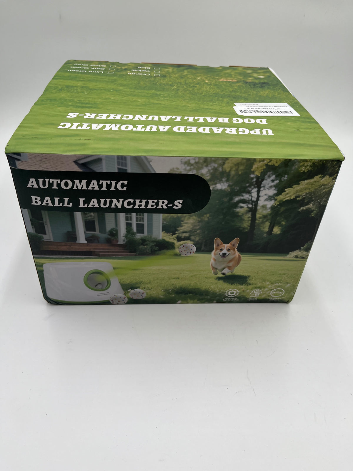 Upgraded Automatic Dog Ball Launcher-S Interactive Pet Toy 6 ETPU Balls USB